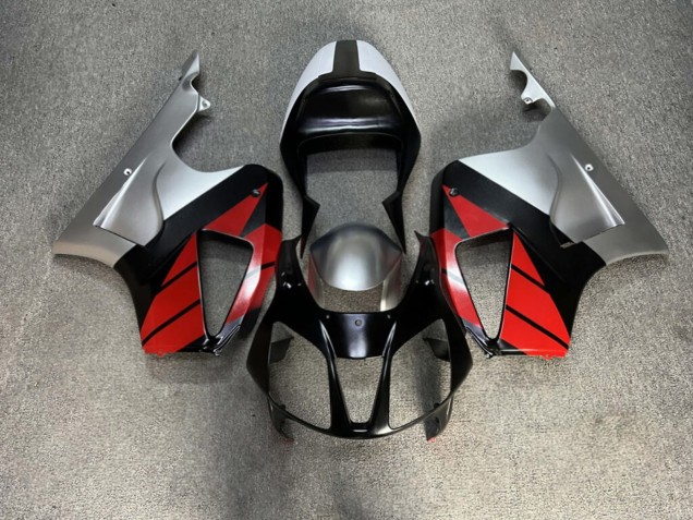 Purchase 2000-2006 Matte Silver Black Red Honda VTR1000 Motorcycle Fairings UK
