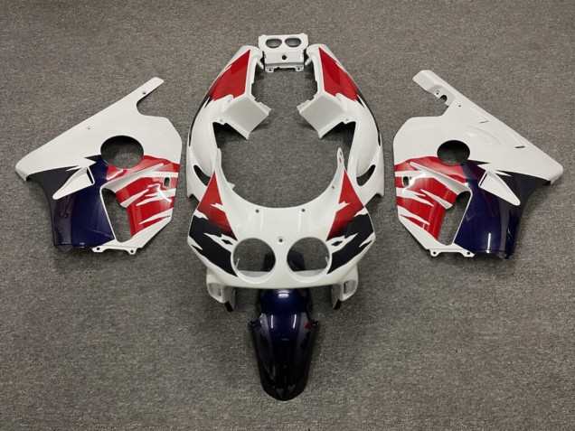Purchase 1990-1998 Glossy White Red Blue Honda CBR250RR MC22 Motorcycle Fairings UK