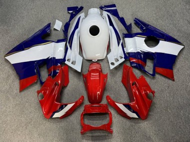 Purchase 1991-1994 Glossy Red & White with Blue Honda CBR600 F2 Motorcycle Fairings UK