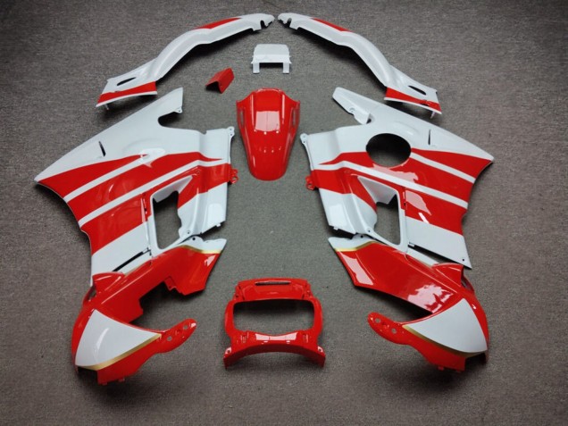 Purchase 1991-1994 Glossy Red White Gold Honda CBR600 F2 Motorcycle Fairings UK