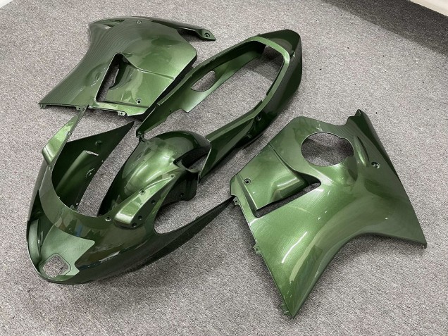 Purchase 1996-2007 Glossy Olive Green Honda CBR1100XX Blackbird Motorcycle Fairings UK