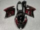 Purchase 1996-2007 Deep Red Flame Honda CBR1100XX Blackbird Motorcycle Fairings UK