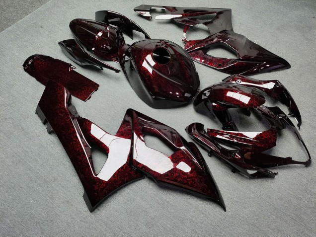 Purchase 2004-2005 Glossy Red Forged Carbon Fiber Style Honda CBR1000RR Motorcycle Fairings UK
