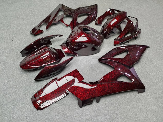 Purchase 2004-2005 Glossy Red Forged Carbon Fiber Style Honda CBR1000RR Motorcycle Fairings UK