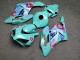 Purchase 2004-2005 Glossy Cyan Pink Flowers Stitch Honda CBR1000RR Motorcycle Fairings UK