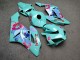 Purchase 2004-2005 Glossy Cyan Pink Flowers Stitch Honda CBR1000RR Motorcycle Fairings UK