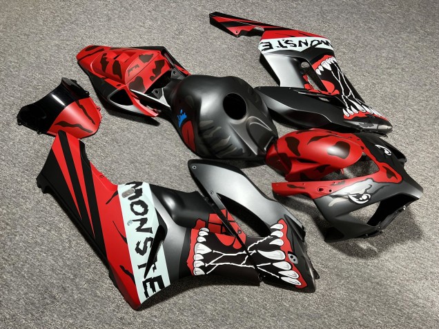 Purchase 2004-2005 Matte Black Red Honda CBR1000RR Motorcycle Fairings UK