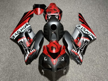 Purchase 2004-2005 Matte Black Red Honda CBR1000RR Motorcycle Fairings UK