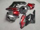Purchase 2004-2005 Forged Carbon Fiber Style with Glossy Black & Red Honda CBR1000RR Motorcycle Fairings UK