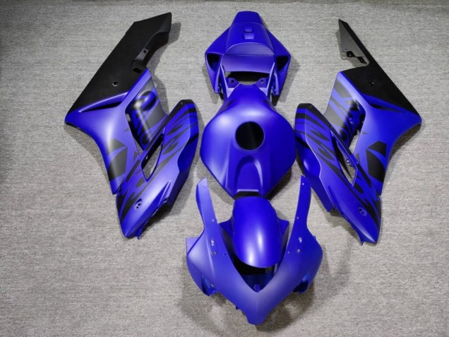Purchase 2004-2005 Matte Blue Black Flame Honda CBR1000RR Motorcycle Fairings UK