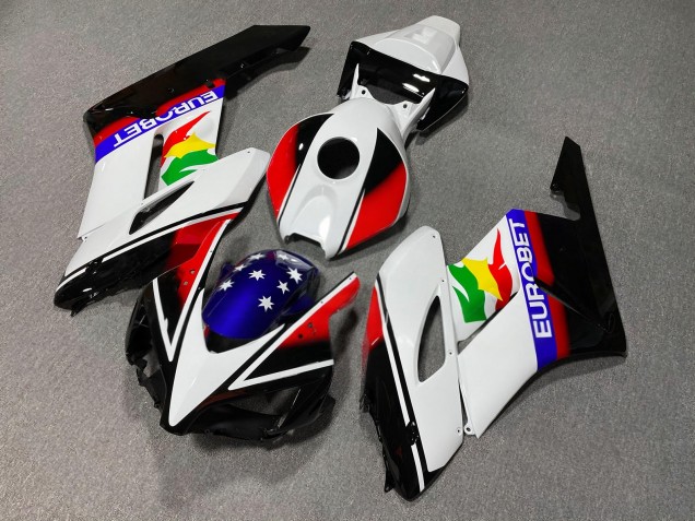 Purchase 2004-2005 Glossy White Black Honda CBR1000RR Motorcycle Fairings UK