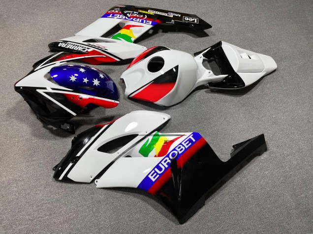 Purchase 2004-2005 Glossy White Black Honda CBR1000RR Motorcycle Fairings UK