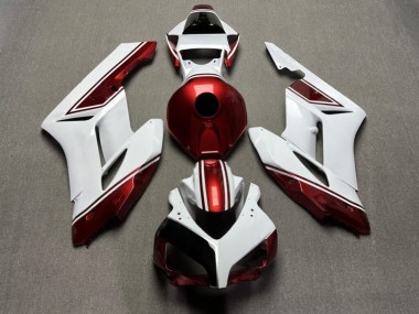 Purchase 2004-2005 Glossy White Red Honda CBR1000RR Motorcycle Fairings UK