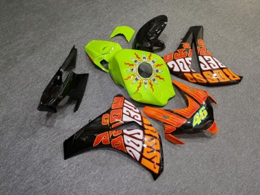 Purchase 2004-2005 Glossy Lime Green & Black Rossi Honda CBR1000RR Motorcycle Fairings UK