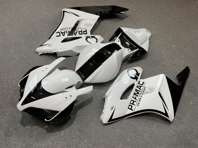 Purchase 2004-2005 Glossy White Black Pramac Honda CBR1000RR Motorcycle Fairings UK