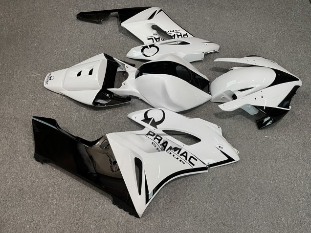 Purchase 2004-2005 Glossy White Black Pramac Honda CBR1000RR Motorcycle Fairings UK