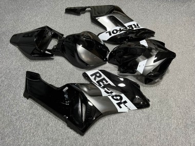 Purchase 2004-2005 Silver Black Repsol Honda CBR1000RR Motorcycle Fairings UK