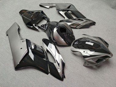 Purchase 2004-2005 Glossy Black & Silver Honda CBR1000RR Motorcycle Fairings UK