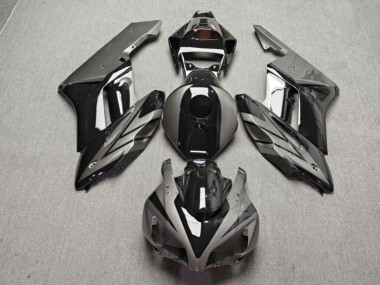 Purchase 2004-2005 Glossy Black & Silver Honda CBR1000RR Motorcycle Fairings UK