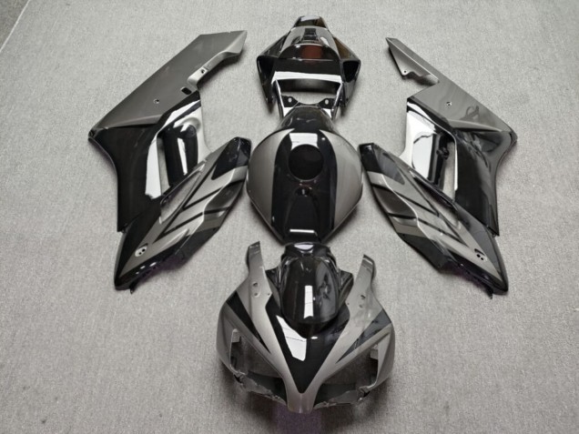 Purchase 2004-2005 Glossy Black & Silver Honda CBR1000RR Motorcycle Fairings UK