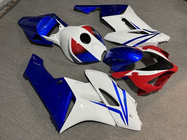 Purchase 2004-2005 Glossy Red & White with Blue Honda CBR1000RR Motorcycle Fairings UK