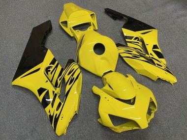 Purchase 2004-2005 Yellow Black Flame Honda CBR1000RR Motorcycle Fairings UK