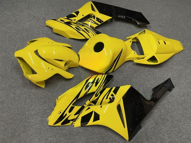 Purchase 2004-2005 Yellow Black Flame Honda CBR1000RR Motorcycle Fairings UK