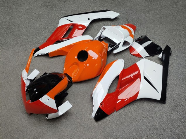 Purchase 2004-2005 Glossy White Orange Red Honda CBR1000RR Motorcycle Fairings UK