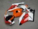 Purchase 2004-2005 Glossy White Orange Red Honda CBR1000RR Motorcycle Fairings UK