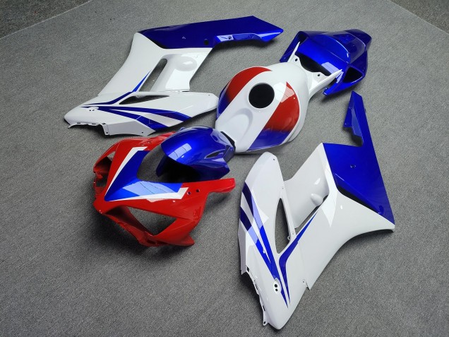 Purchase 2004-2005 Glossy White Red Blue Honda CBR1000RR Motorcycle Fairings UK