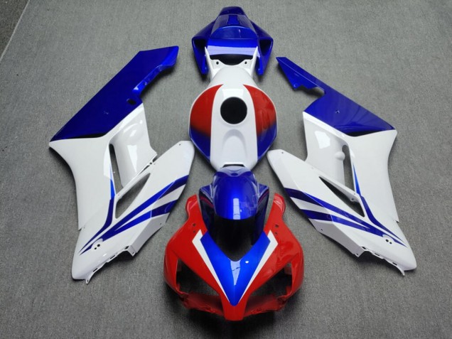 Purchase 2004-2005 Glossy White Red Blue Honda CBR1000RR Motorcycle Fairings UK
