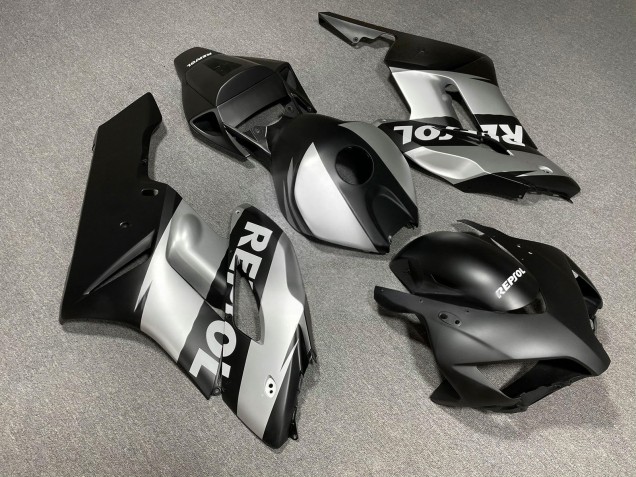 Purchase 2004-2005 Matte Black Silver Repsol Honda CBR1000RR Motorcycle Fairings UK