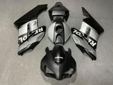 Purchase 2004-2005 Matte Black Silver Repsol Honda CBR1000RR Motorcycle Fairings UK