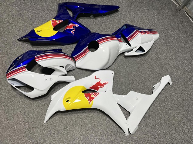 Purchase 2006-2007 Glossy Blue & White The Bull Split Copy Honda CBR1000RR Motorcycle Fairings UK