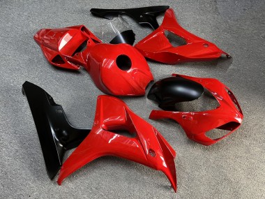 Purchase 2006-2007 Glossy Red Matte Black Honda CBR1000RR Motorcycle Fairings UK