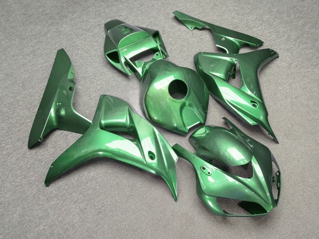 Purchase 2006-2007 Glossy Green Carbon Fiber Honda CBR1000RR Motorcycle Fairings UK