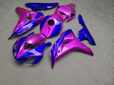 Purchase 2006-2007 Glossy Magenta Candy Blue Honda CBR1000RR Motorcycle Fairings UK