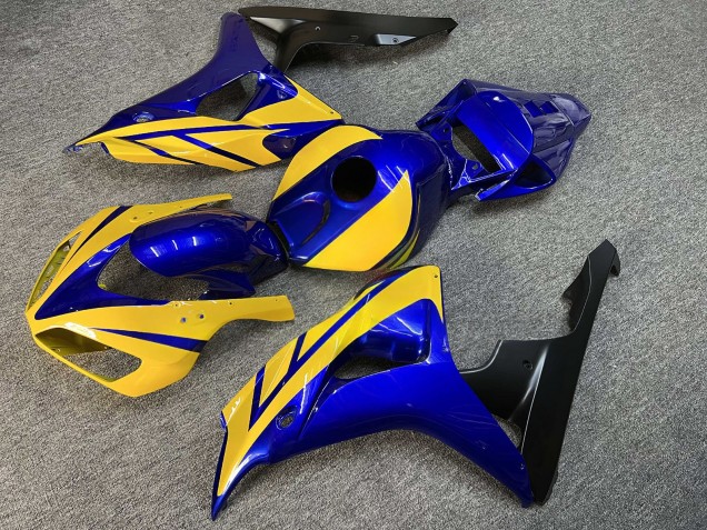 Purchase 2006-2007 Glossy Blue Yellow Honda CBR1000RR Motorcycle Fairings UK