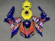 Purchase 2006-2007 Glossy Blue Yellow Honda CBR1000RR Motorcycle Fairings UK