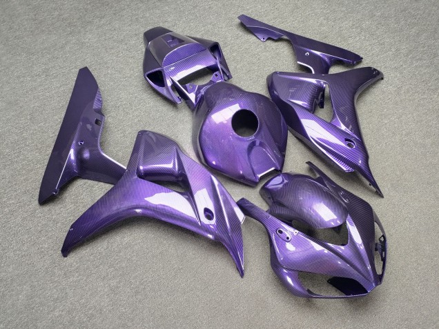 Purchase 2006-2007 Glossy Purple Carbon Fiber Style Honda CBR1000RR Motorcycle Fairings UK