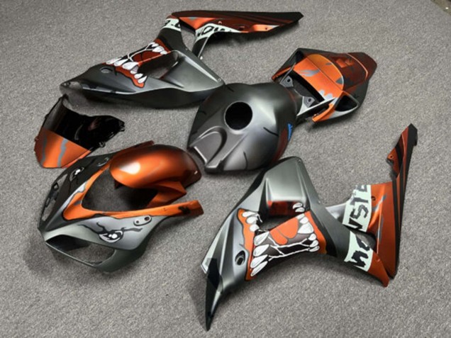 Purchase 2006-2007 Monster BlackOrange Honda CBR1000RR Motorcycle Fairings UK