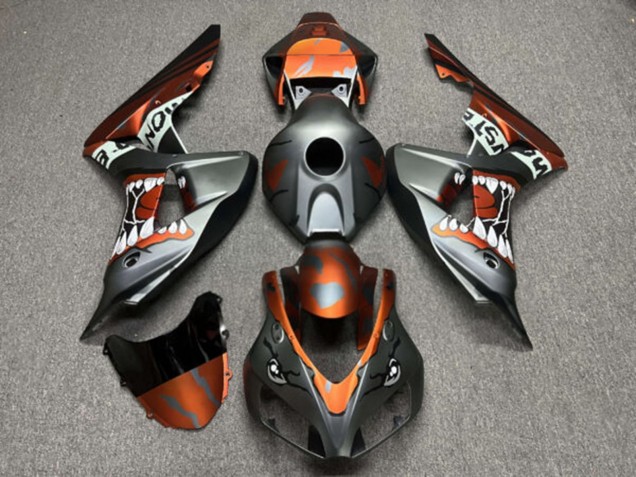 Purchase 2006-2007 Monster BlackOrange Honda CBR1000RR Motorcycle Fairings UK