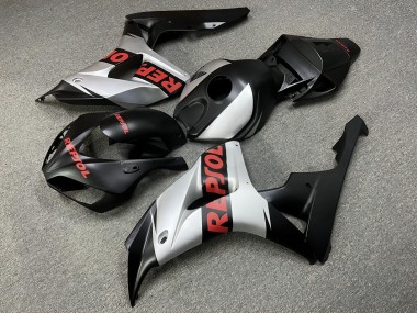 Purchase 2006-2007 Matte Black Silver Honda CBR1000RR Motorcycle Fairings UK