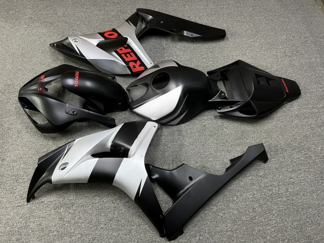 Purchase 2006-2007 Matte Black Silver Honda CBR1000RR Motorcycle Fairings UK