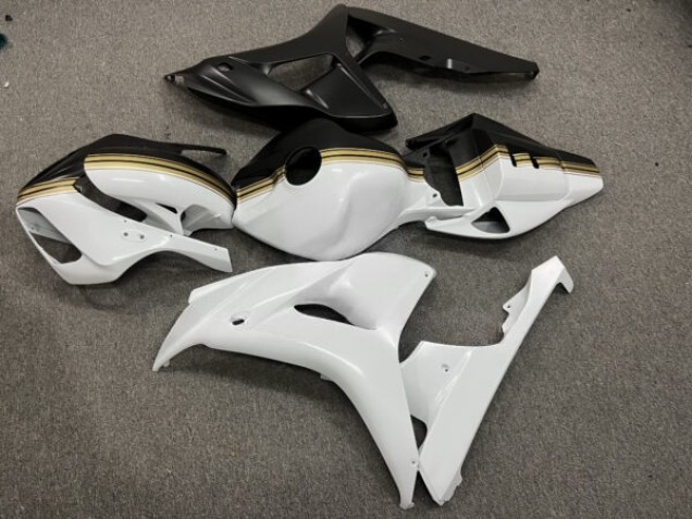 Purchase 2006-2007 Matte Black Glossy White Honda CBR1000RR Motorcycle Fairings UK