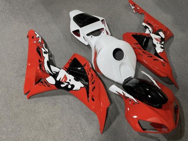 Purchase 2006-2007 Glossy Red White Honda CBR1000RR Motorcycle Fairings UK