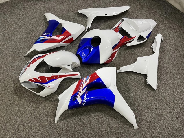 Purchase 2006-2007 Glossy White Blue Honda CBR1000RR Motorcycle Fairings UK