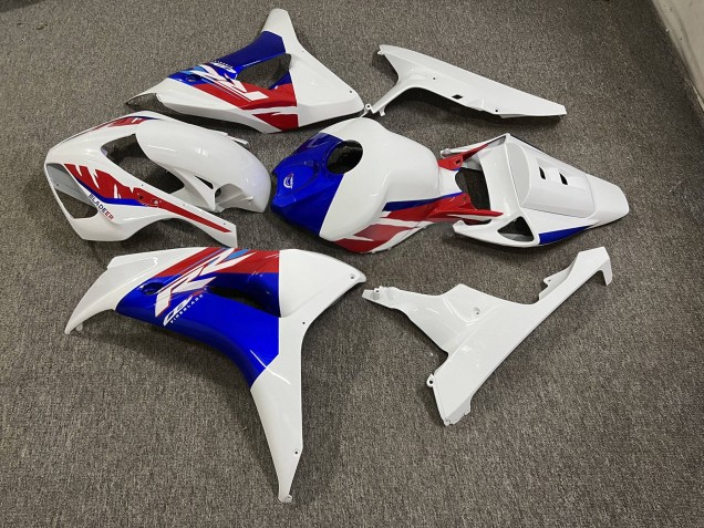 Purchase 2006-2007 Glossy White Blue Honda CBR1000RR Motorcycle Fairings UK