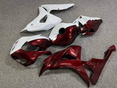 Purchase 2006-2007 Glossy Pearl White Maroon Red Split Honda CBR1000RR Motorcycle Fairings UK