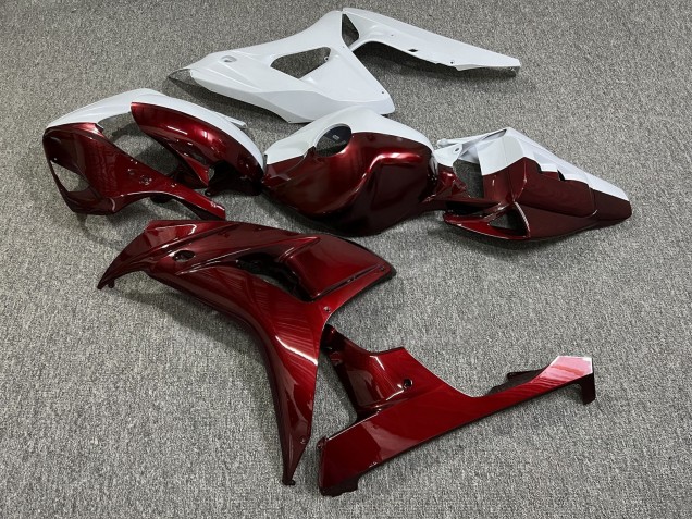 Purchase 2006-2007 Glossy Pearl White Maroon Red Split Honda CBR1000RR Motorcycle Fairings UK